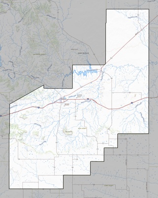 Quay County NM USGS topo map