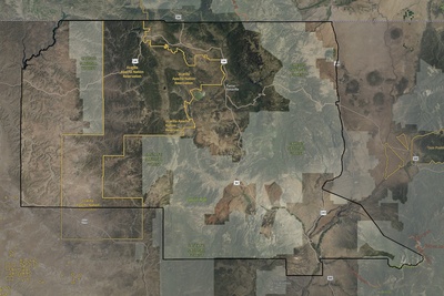 Rio Arriba County NM USGS imagery and topo map