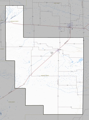 Roosevelt County NM USGS topo map
