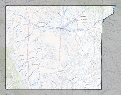 San Juan County NM USGS topo map