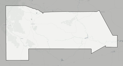 San Miguel County NM county basemap context