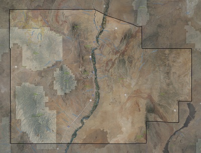 Socorro County NM USGS imagery and topo map