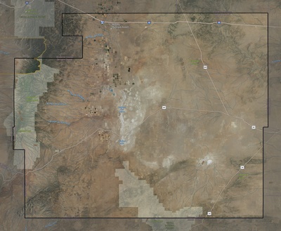 Torrance County NM USGS imagery and topo map