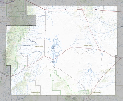 Torrance County NM USGS topo map