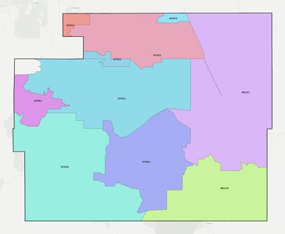 Torrance County NM ZIP code boundaries map