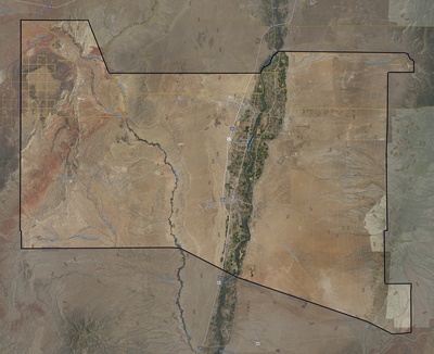 Valencia County NM USGS imagery and topo map