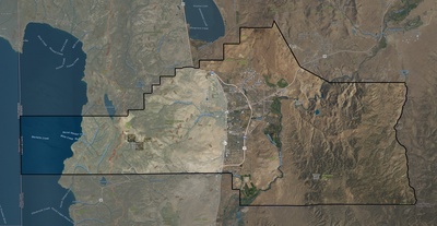 Carson City County NV USGS imagery and topo map