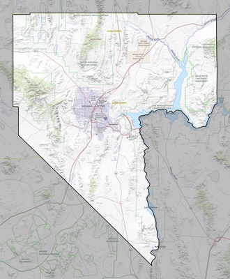 Clark County NV USGS topo map