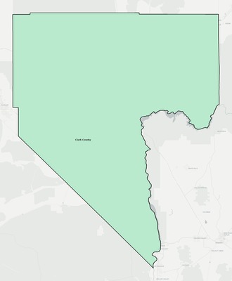 Clark County NV school district boundaries map