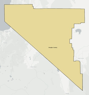 Douglas County NV school district boundaries map