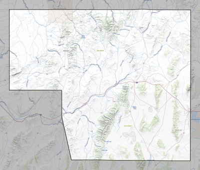 Elko County NV USGS topo map
