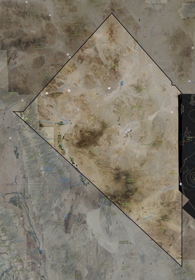 Esmeralda County NV USGS imagery and topo map