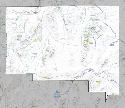 Humboldt County NV USGS topo map