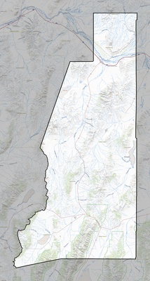 Lander County NV USGS topo map