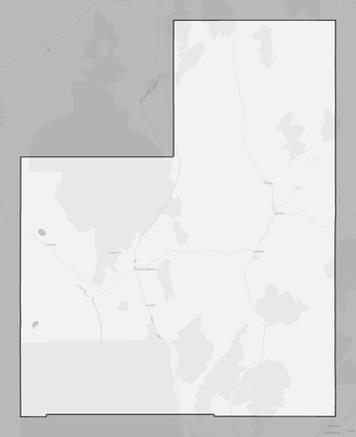 Lincoln County NV county basemap context
