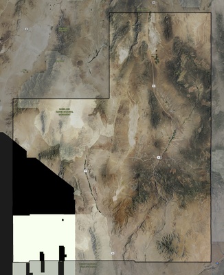 Lincoln County NV USGS imagery and topo map