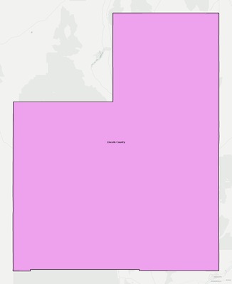 Lincoln County NV school district boundaries map