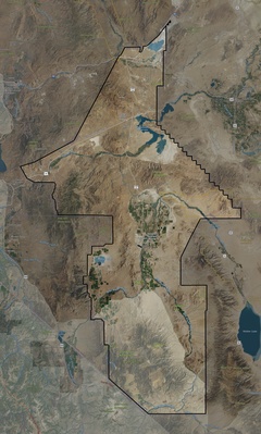Lyon County NV USGS imagery and topo map