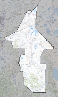 Lyon County NV USGS topo map