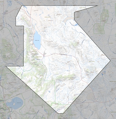 Mineral County NV USGS topo map