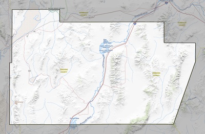 Pershing County NV USGS topo map