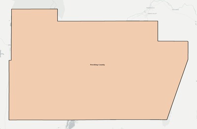 Pershing County NV school district boundaries map