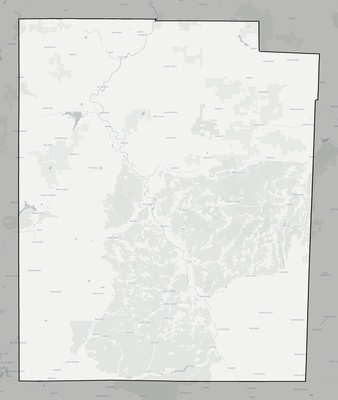 Allegany County NY county basemap context
