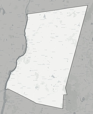 Columbia County NY county basemap context
