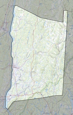 Dutchess County NY USGS topo map