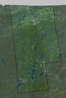 Franklin County NY USGS imagery and topo map