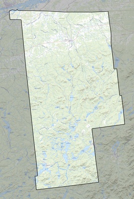Franklin County NY USGS topo map