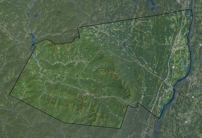 Greene County NY USGS imagery and topo map