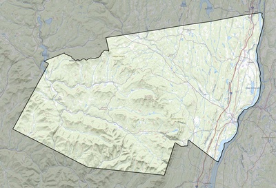 Greene County NY USGS topo map