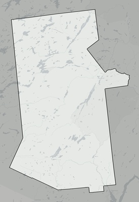 Hamilton County NY county basemap context