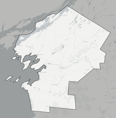 Jefferson County NY county basemap context