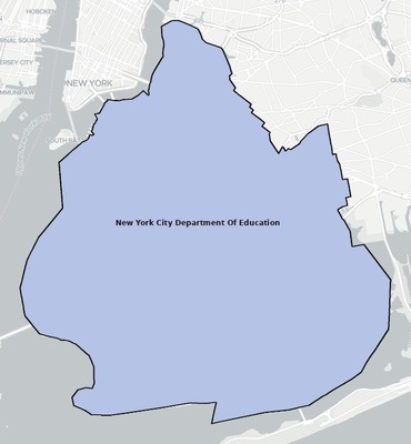 Kings County NY school district boundaries map