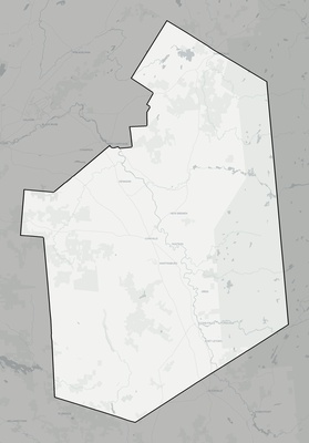 Lewis County NY county basemap context