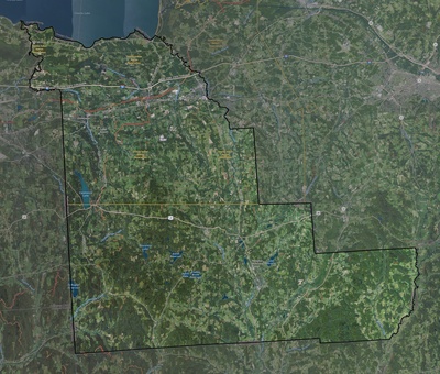 Madison County NY USGS imagery and topo map