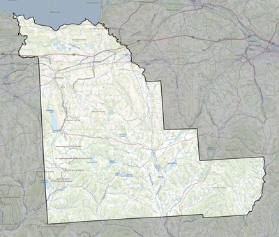 Madison County NY USGS topo map