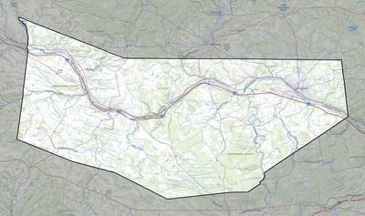Montgomery County NY USGS topo map