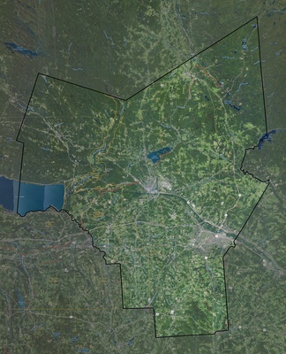 Oneida County NY USGS imagery and topo map