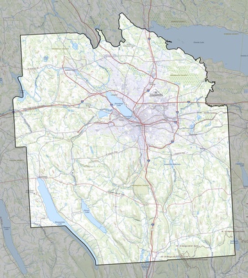 Onondaga County NY USGS topo map