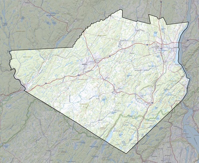 Orange County NY USGS topo map