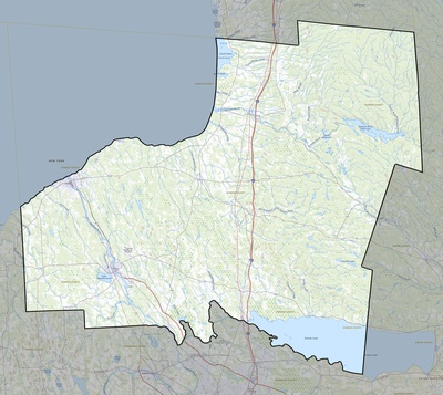 Oswego County NY USGS topo map