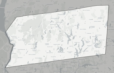Putnam County NY county basemap context