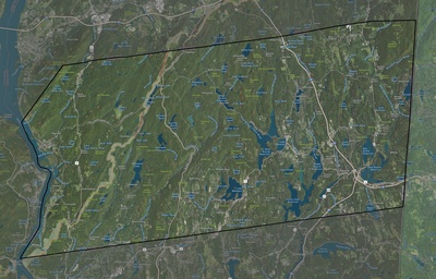 Putnam County NY USGS imagery and topo map