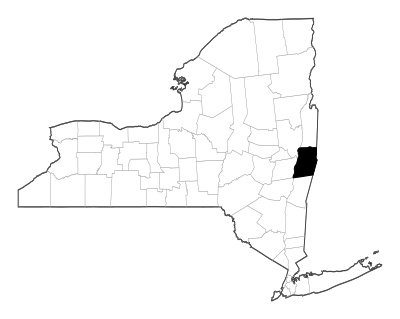 Rensselaer County in New York