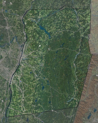 Rensselaer County NY USGS imagery and topo map