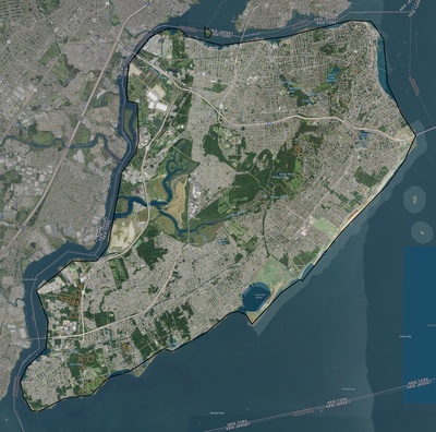 Richmond County NY USGS imagery and topo map