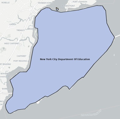 Richmond County NY school district boundaries map